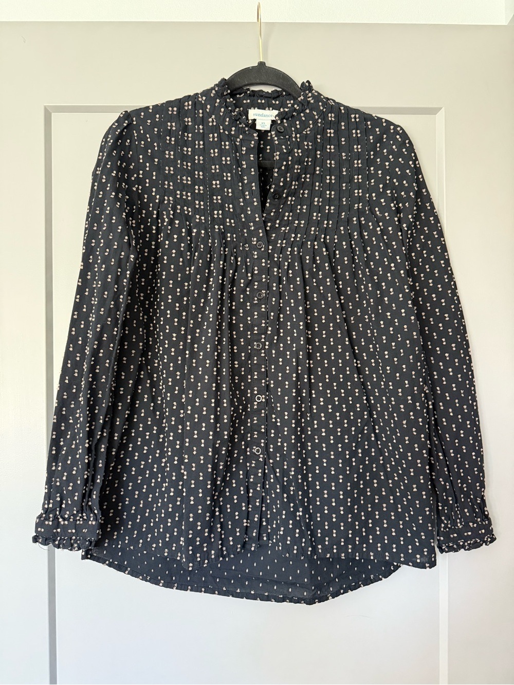 Sundance Button Up Blouse Long Sleeve Women's Size XS